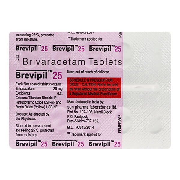 BREVIPIL 25 Tablet 10's