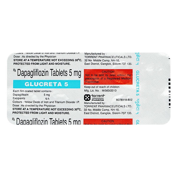 GLUCRETA 5 Tablet 10's