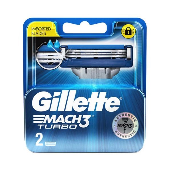 Gillette Mach 3 Turbo Cartridge - 2's