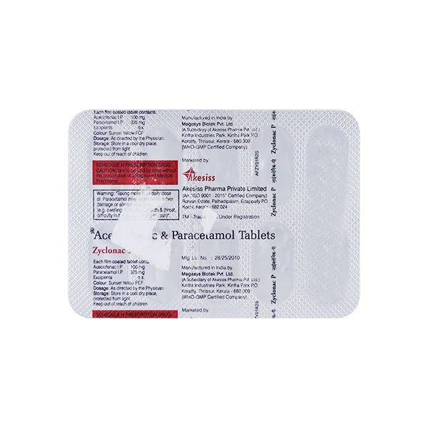 ZYCLONAC P Tablet 10's