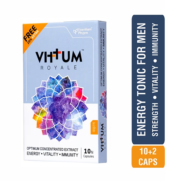 Essentium Phygen Vittum Royale Ultra Energy Capsule (10's+2's) 12's