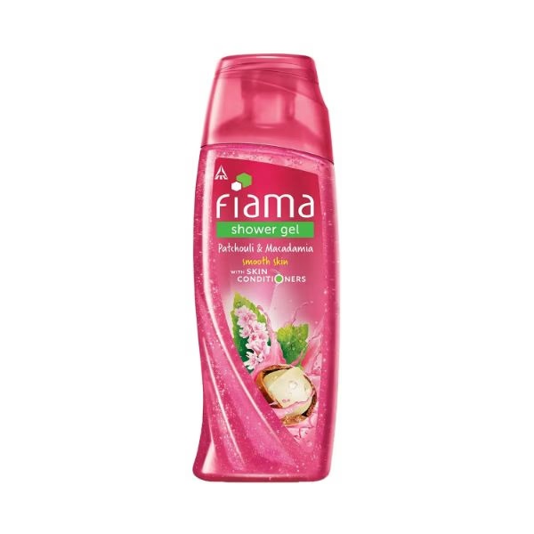 Fiama Shower Gel Patchouli & Macadamia Body Wash with Skin Conditioners for Soft Glowing Skin bottle 250 ml
