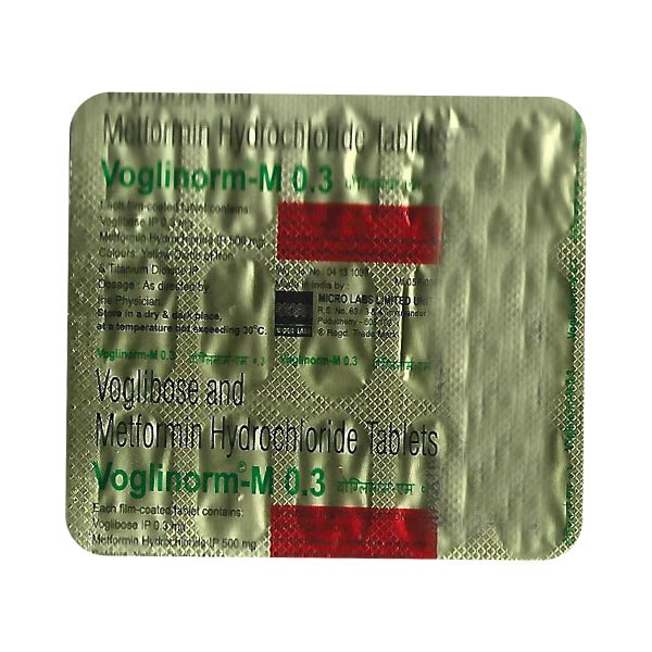 VOGLINORM M 0.3 Tablet 15's