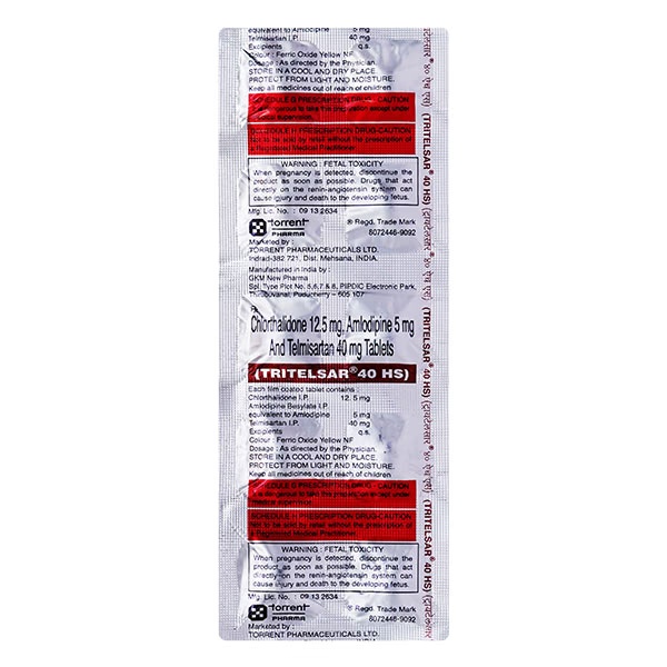 Tritelsar HS 40mg Tablet 10'S